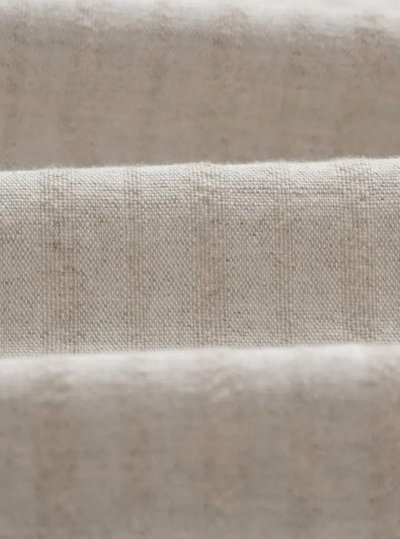 Wax Mens Ren Linen Button-Down Short Sleeve Shirt Beige Large