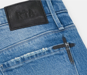 RtA Mens Ripped Blue Jeans Clayton Pants 30 / 32