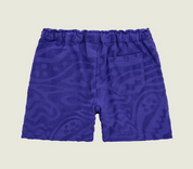 Oas Rapture Mens Tailored Fit 4.3" Swim Trunks Blue Small