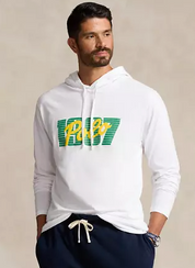 Polo Ralph Lauren Mens Regular fit Long Sleeve Hoodie Sweatshirt 2XLT White Solid