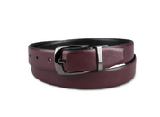 Alfani Mens Regular fit Reversible Dress Belt Apparelbelt M 34-36 Burgundy/Black