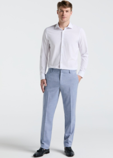 Perry Ellis Mens Modern fit Dress Pants 36 / 34 Powder Blue