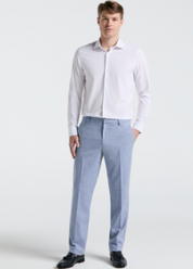 Perry Ellis Mens Modern fit Dress Pants 40 / 32 Powder Blue