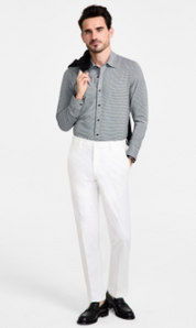 Michael Kors Mens Classic fit Dress Pants 31 / 30 White Solid