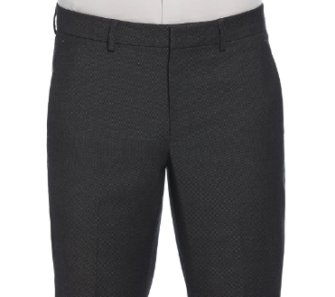 Perry Ellis Mens Modern fit Dress Pants 32 / 30 Black Solid Stretch