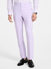 Hugo Boss Mens Modern fit Dress Pants 40 / 32 Lavender Purple Solid