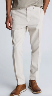 Kenneth Cole Mens Slim fit Dress Pants 29 / 30 Beige Solid Stretch