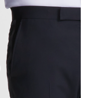 Brooks Brothers Mens Classic fit Dress Pants 36 / 30 Black Solid Stretch Wool