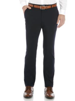Tommy Hilfiger Mens Modern fit Dress Pants 40 / 30 Navy Blue Solid Stretch
