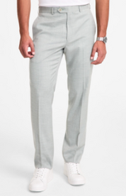 Michael Kors Mens Classic fit Dress Pants 42 / 30 Light Green Solid Stretch