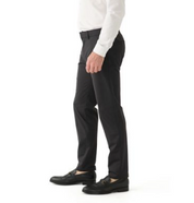 Kenneth Cole Mens Slim fit Dress Pants 34 / 29 Black Solid
