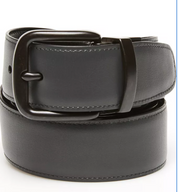 Original Penguin Mens Grey Day Logo Reversible Belt Black Size 32