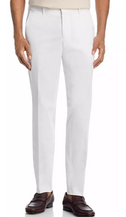 Hugo Boss Mens Slim fit Dress Pants 32 / 32 White Solid