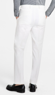 Michael Kors Mens Classic fit Dress Pants 44 / 32 White Solid