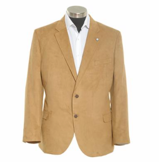 Nautica Mens Modern fit Sport Coat Blazer 40 R Beige Solid