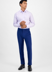 Hugo Boss Mens Modern fit Wool Dress Pants 42 / 30 Blue Solid