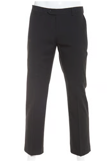 Tommy Hilfiger Men's Slim fit Suit Pants 36 / 30 Black Solid