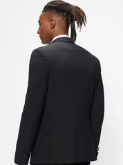Ted Baker Mens  42 R Black Solid Tuxedo Slim Fit Suit Jacket