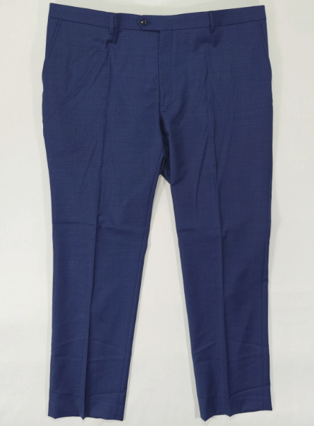 Tommy Hilfiger Mens Modern fit Wool Dress Pants 35 / 30 Navy  Blue Solid