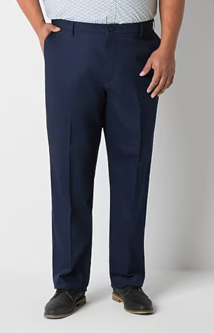 Dockers Men Classic fit Cotton Casual 52 / 30 Blue Solid