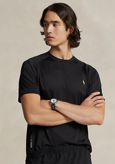 Polo Ralph Lauren Men's Performance Short Sleeve T Shirt Polo Black 2XL XXL