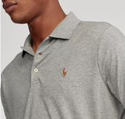 Polo Ralph Lauren Men's Cotton Blend Terry Polo Shirt Grey Small