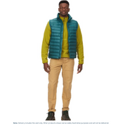 Marmot Mens Highlander Full Zip Puffer Vest Dark Jungle Green Large