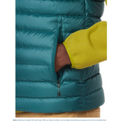 Marmot Mens Highlander Full Zip Puffer Vest Dark Jungle Green Large