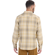 Marmot Mens Fairfax Classic Fit Plaid Button Down Shirt Light Oak Yellow Medium