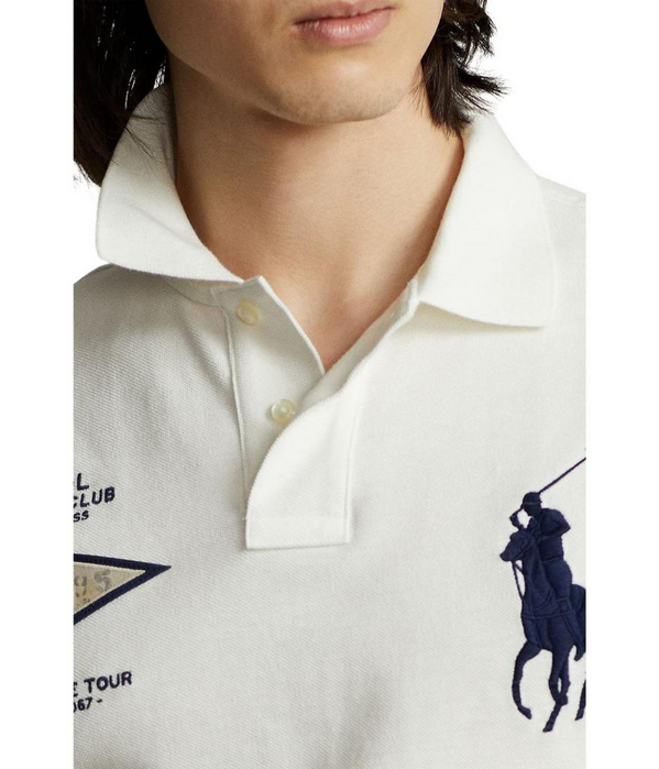Polo Ralph Lauren Mens Custom Slim Fit Short Sleeve Polo Shirt Big Pony Nevis XL