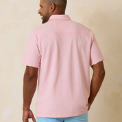 Tommy Bahama Mens Heavenly Blooms Five O Clock Polo Shirt XXL 2XLCabana Pink