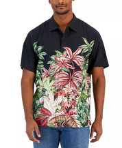 Tommy Bahama Midnight Haven Button Down Shirt Black Large