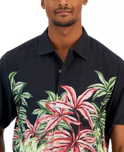 Tommy Bahama Midnight Haven Button Down Shirt Black Large