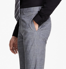 Calvin Klein Men Slim fit Dress Pants 32 / 30 Grey Plaid