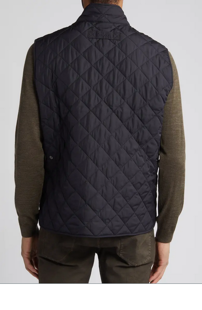 Barbour Lowerdale Mens Quilted Vest Navy XL