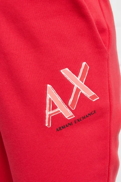 AX Armani Exchange Mens Icon Logo Fleece Sweatpants Absolute Red Large