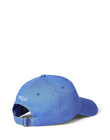 Polo Ralph Lauren Mens Cotton Chino Ball Cap Baseball Hat Adjustable Blue
