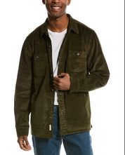 Weatherproof Vintage Mens Shirt Jacket Coat Shacket Wid Loden Green Small