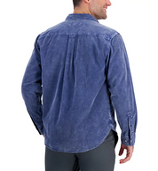 Tommy Bahama Men's Coastline Corduroy Button Down Shirt Blue 2XL