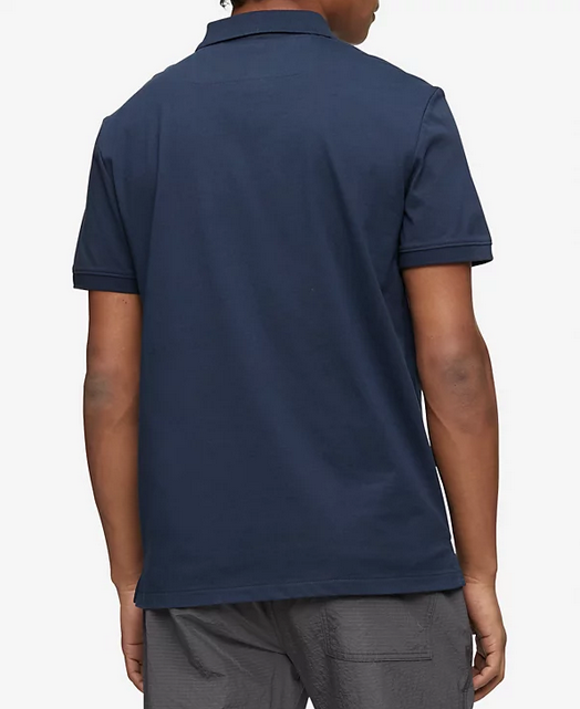 Calvin Klein Men's Embroidered Cotton Short Sleeve Polo Shirt Sapphire XL