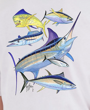 Guy Harvey Men's Graphic Short Sleeve T Shirt Bright White XL