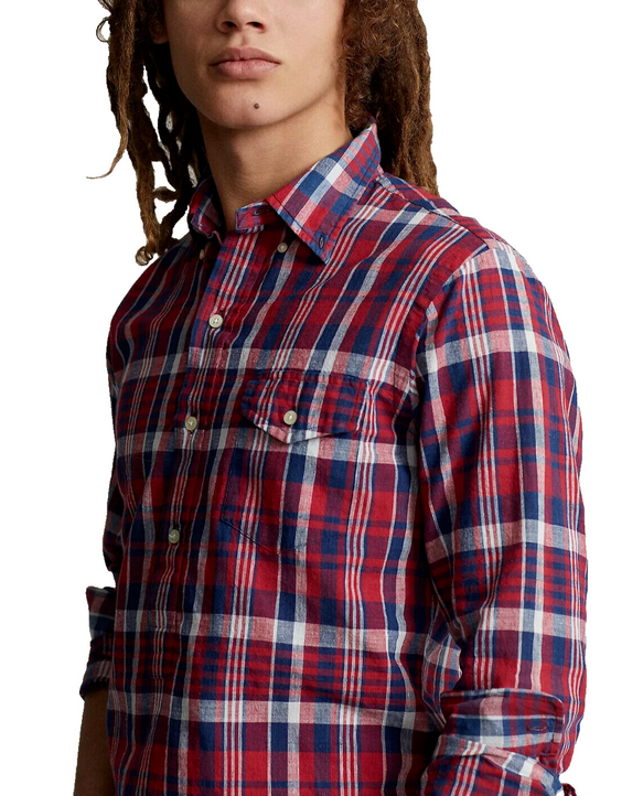 Polo Ralph Lauren Mens Cotton Classic Fit Button Down Shirt Venetian Red  2XL