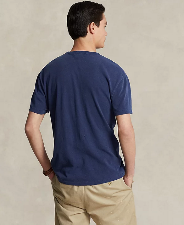 Polo Ralph Lauren Men's Classic Fit Short Sleeve T Shirt Dark Cobalt XL