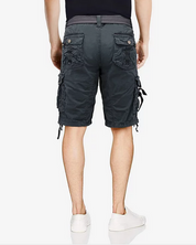 X-Ray Mens 12.5" Inseam Cargo Shorts Steel Grey 42