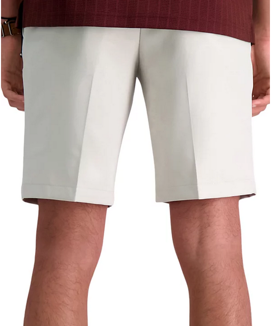 Haggar Men's Cool 18 PRO Flat Front Classic Fit 9.5" Shorts String 42