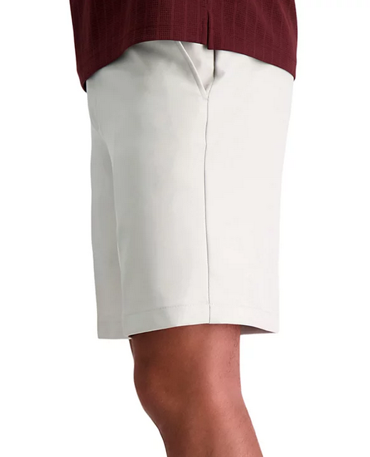 Haggar Men's Cool 18 PRO Flat Front Classic Fit 9.5" Shorts String 42