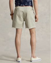 Polo Ralph Lauren Mens 6" Burroughs Relaxed Fit Chino Shorts Khaki 32 Cut Offs