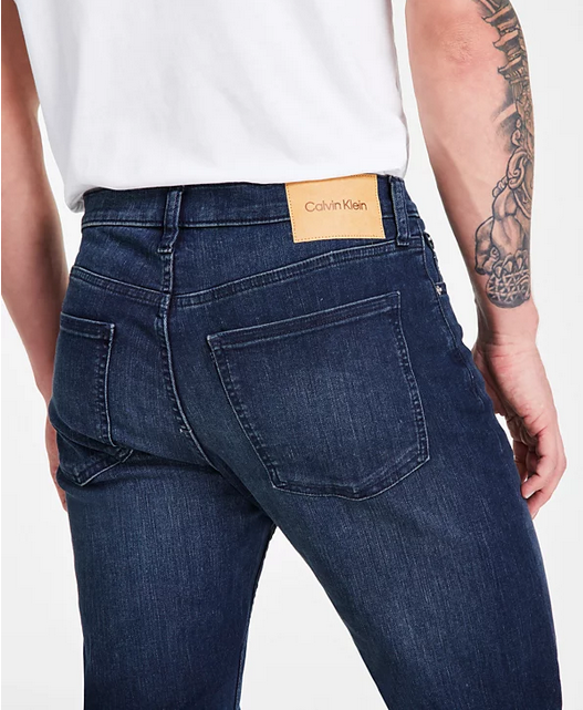 Calvin Klein Men's Straight Fit Jeans Boston Blue 36 x 34