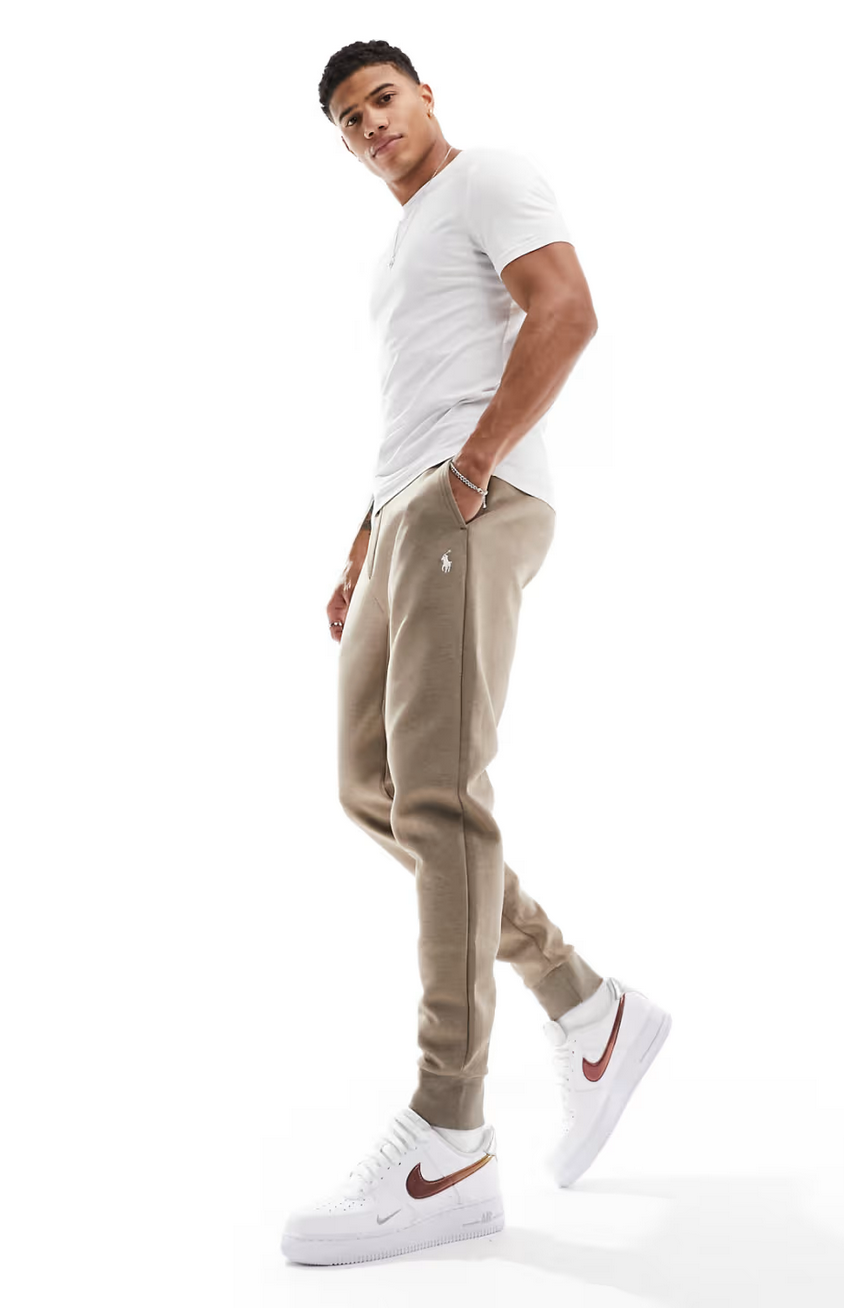 Polo Ralph Lauren Men's Tech Fleece Jogger Pants Sweatpants Beige XL