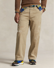 Polo Ralph Lauren Mens Cotton Big Fit Chino Pants Beige 36 x 32